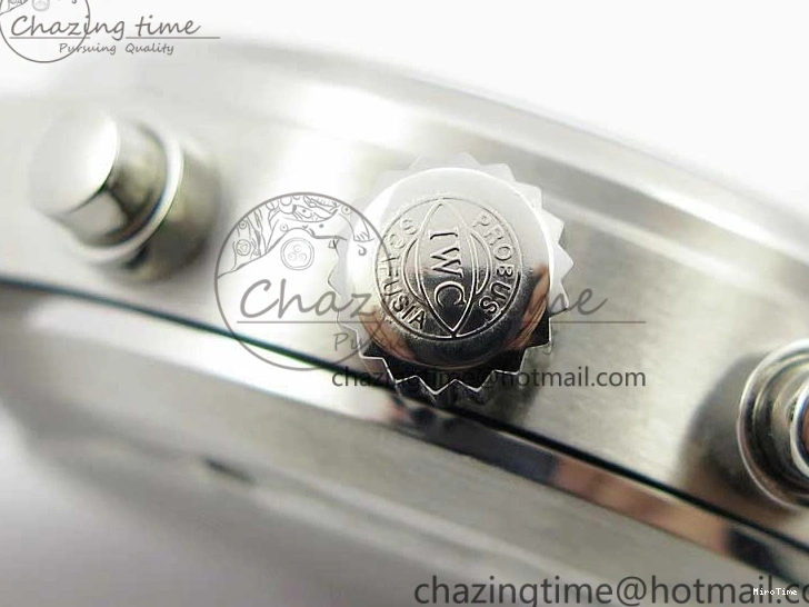 MIROTIME 0103 Pilot Chrono IW377726 ZF 1:1 Best Edition Green Dial on Brown Leather Strap A Trendsetting 7125